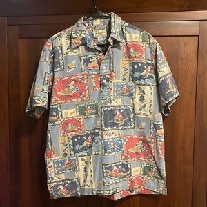 Limited Edition Reyn Spooner 2003 Mele Kalikimaka Hawaiian Shirt Christmas